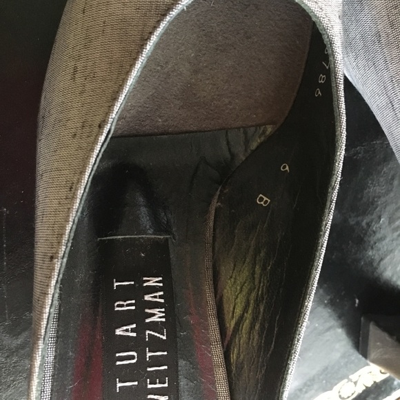 Stuart Weitzman vintage grey mules - Picture 3 of 5